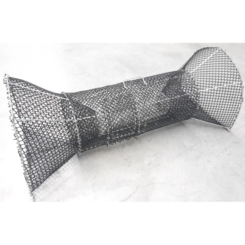 Nasse à poissons 2 entrées pavillon piège à poisson balance à poisson pêche mer rivière eau douce