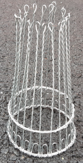 Goulet métallique pour nasses de pêche poissons piège à poissons balance poissons