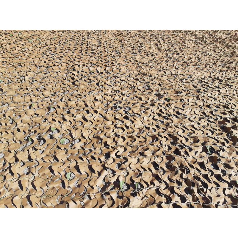 Filet camouflage renforcé couleur naturel personnalisable Larrieu Frères filet camo imitation nature côté marron