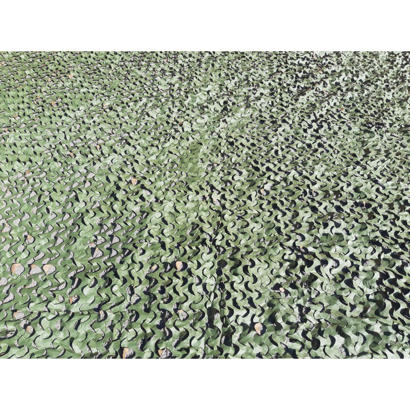 Filet camouflage renforcé couleur naturel personnalisable Larrieu Frères filet camo imitation nature côté vert