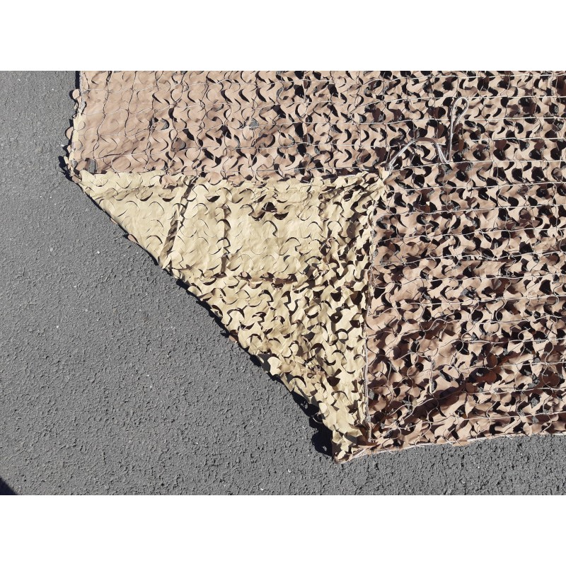 Filet camouflage beige renforcé personnalisable Larrieu Frères filet camo fort