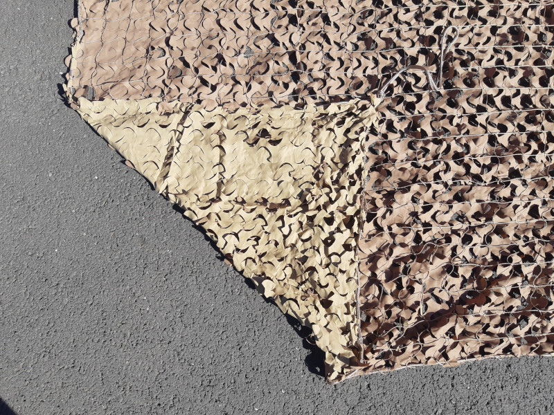 Filet camouflage beige renforcé personnalisable Larrieu Frères filet camo fort Filet camouflage beige renforcé personnalisable Larrieu Frères filet camo fort