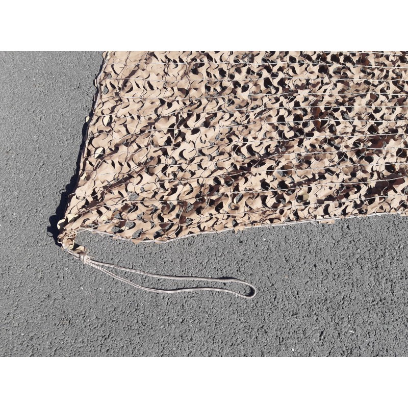Filet camouflage beige renforcé personnalisable Larrieu Frères filet camo fort attachement