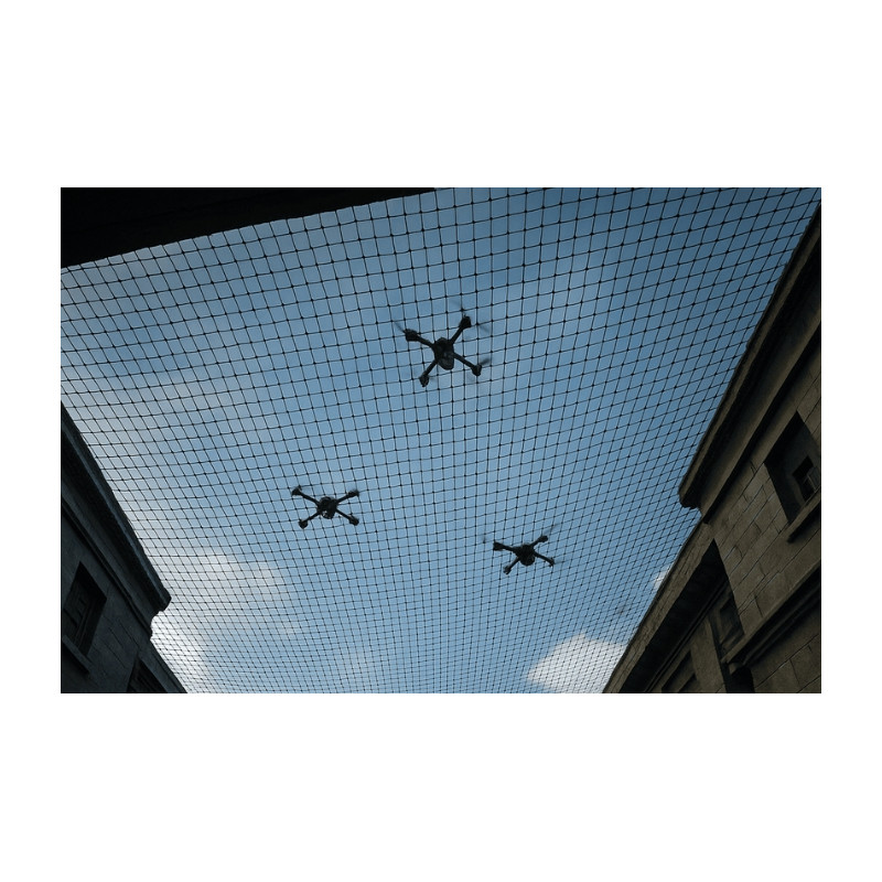 filet drone événements extérieurs compétitions sportives anti-drone protection site sensible prison