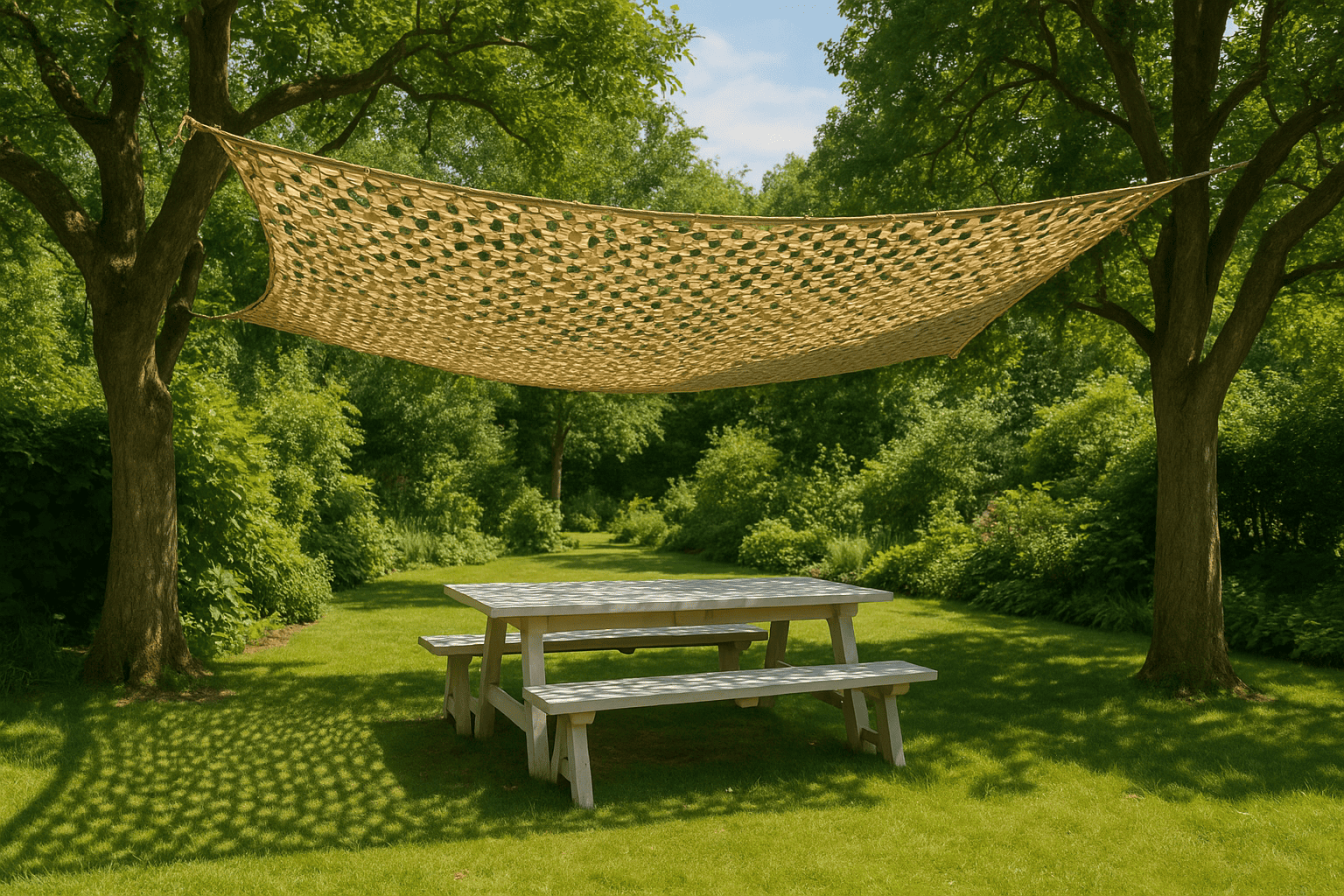 Filet camouflage beige renforcé décoration jardin balcon terrasse protection soleil naturel léger Filet camouflage beige renforcé décoration jardin balcon terrasse protection soleil naturel léger