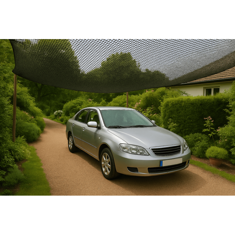 filet anti grêle protection voiture robuste durable jardin extérieur sur mesure imputrescible