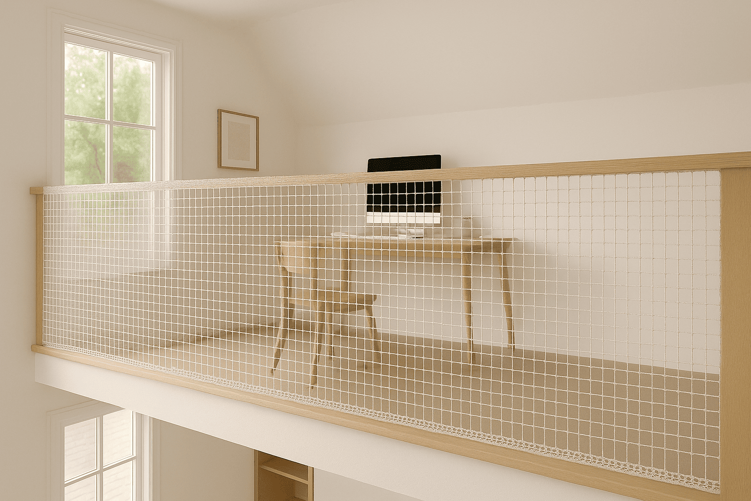 filet pour habitation beige protection mezzanine bureau étage maison filet de protection intérieur filet pour habitation beige protection mezzanine bureau étage maison filet de protection intérieur