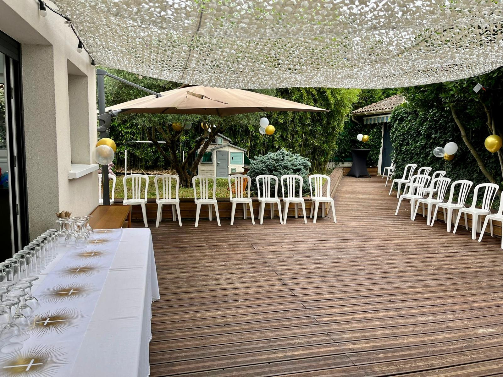 Filet camouflage blanc renforcé pour ombrage terrasse Filet camouflage blanc renforcé pour ombrage terrasse