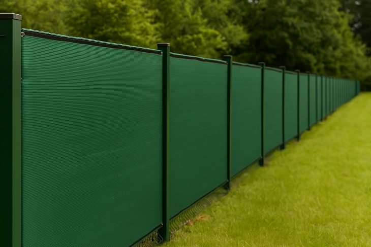 Filet brise vue jardin occultation 99% polyéthylène vert intimité extérieur filet de protection