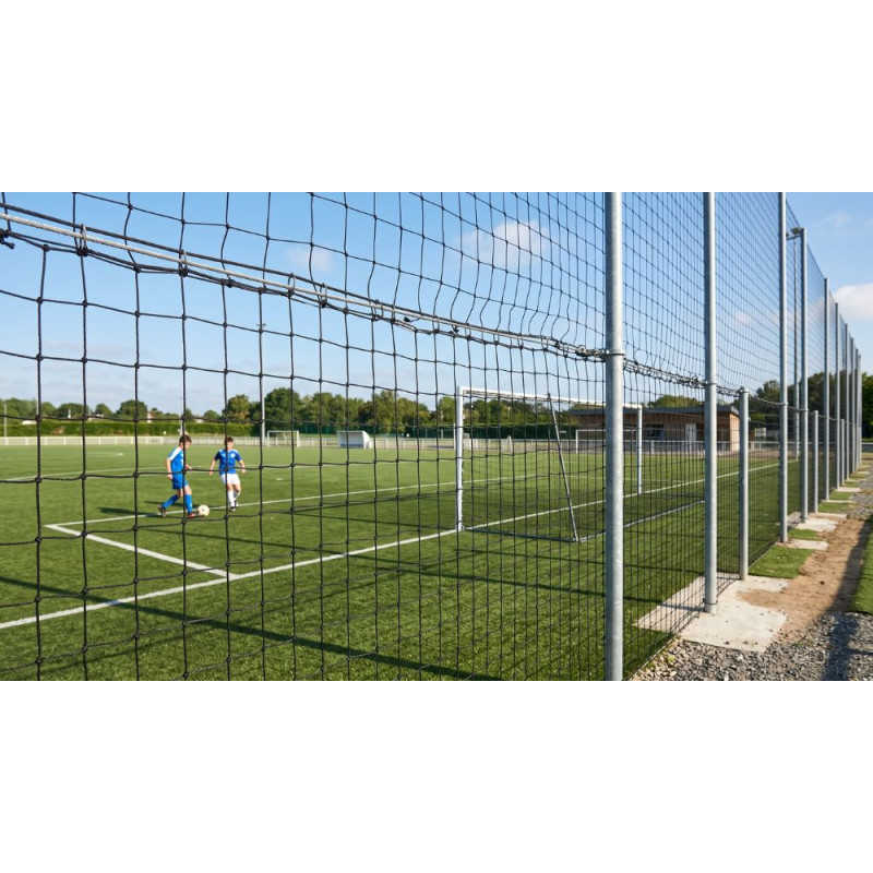 Filet pare-ballons football protection terrain entraînement club prévention sorties ballon durable