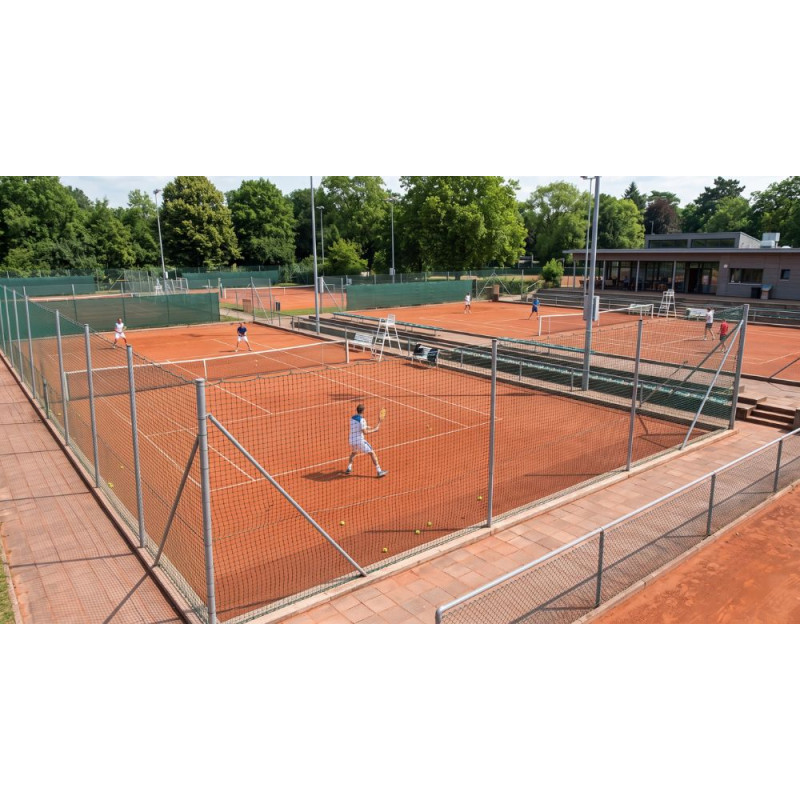Filet pare-balles tennis protection courts arrêt balles sécurisation terrains clubs collectivités durable