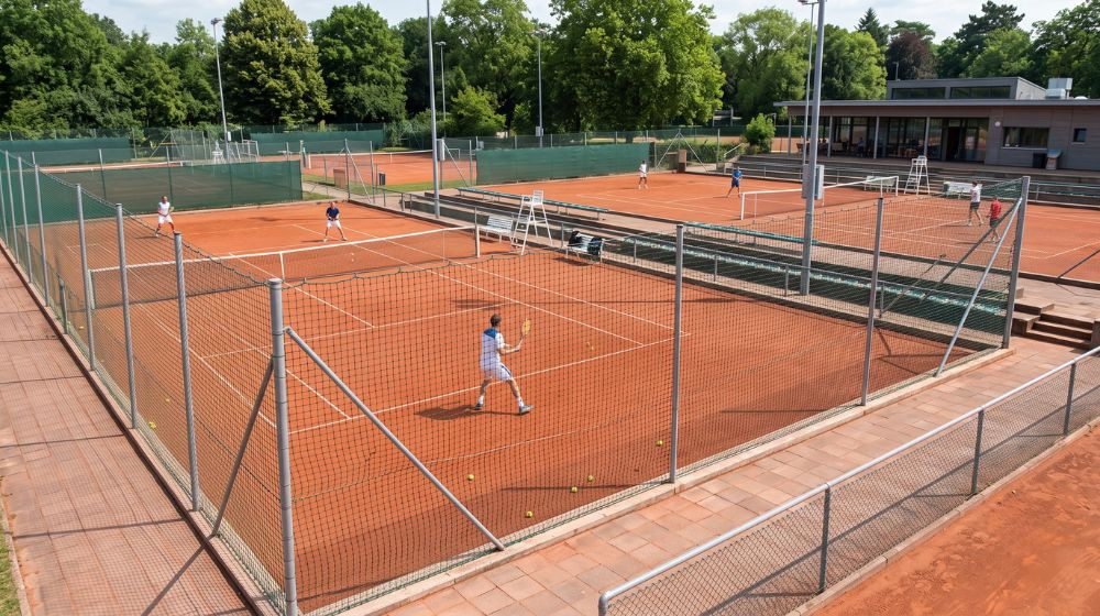 Filet pare-balles tennis protection courts arrêt balles sécurisation terrains clubs collectivités durable