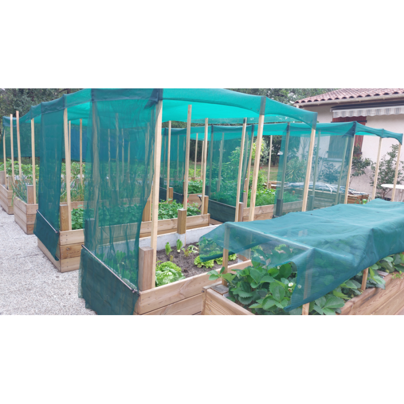 Filet ombrage pour potager et terrasses