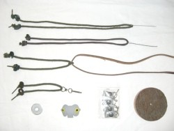 accessoires chasse pantes lacets œillères rondelles