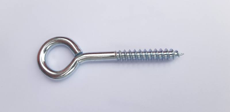 Piton en acier zingué pour fixation de filet de catamaran