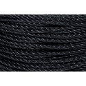 cordage polypropylène noir câblé cordeau soutien volière 4mm