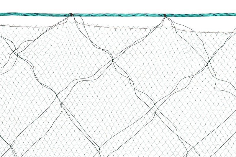 Tramail nylon maille 10 mm filet de pêche en rivière nappes nylon vert corde flottante Tramail nylon maille 10 mm filet de pêche en rivière nappes nylon vert corde flottante