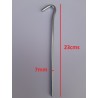 Piquet acier pour le gazon filet de piscine Larrieu Frères avec mesures Piquet acier pour le gazon filet de piscine Larrieu Frères avec mesures