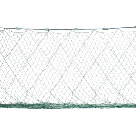 Tramail nylon maille 40 mm filet de pêche en rivière nappes nylon vert corde flottante