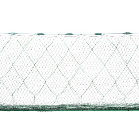 Tramail nylon maille 27 mm filet de pêche en rivière nappes nylon vert corde flottante