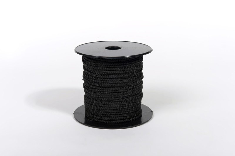 Cordage tressé noir