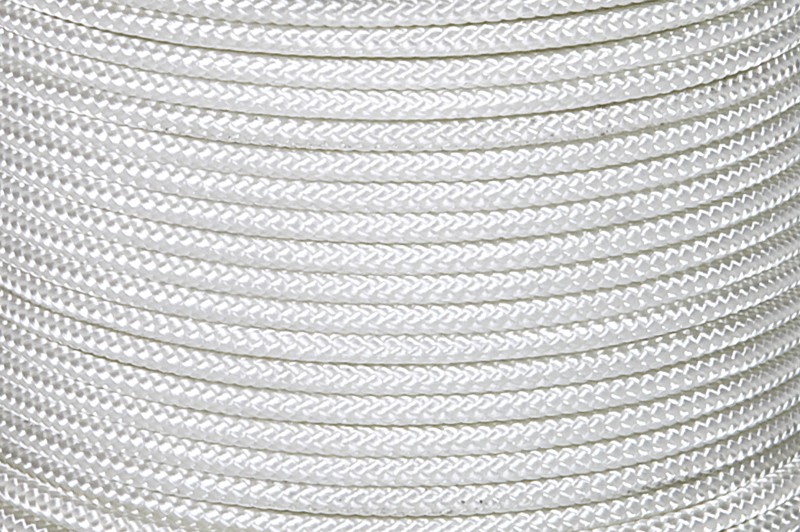Cordage tressé blanc