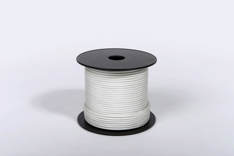 Cordage tressé blanc tresse polypropylène blanche bobine 100m Ø3mm