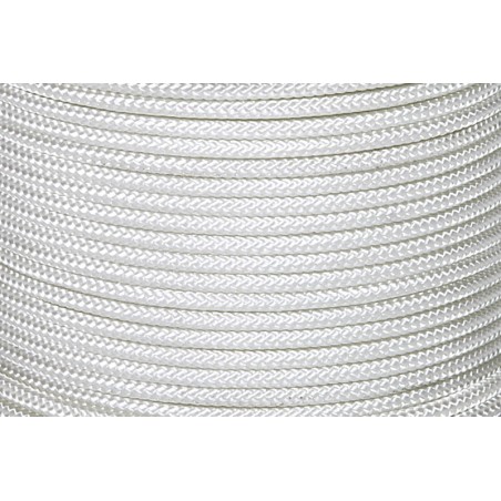 Cordage tressé blanc tresse polypropylène blanche bobine 100m Ø3mm zoom